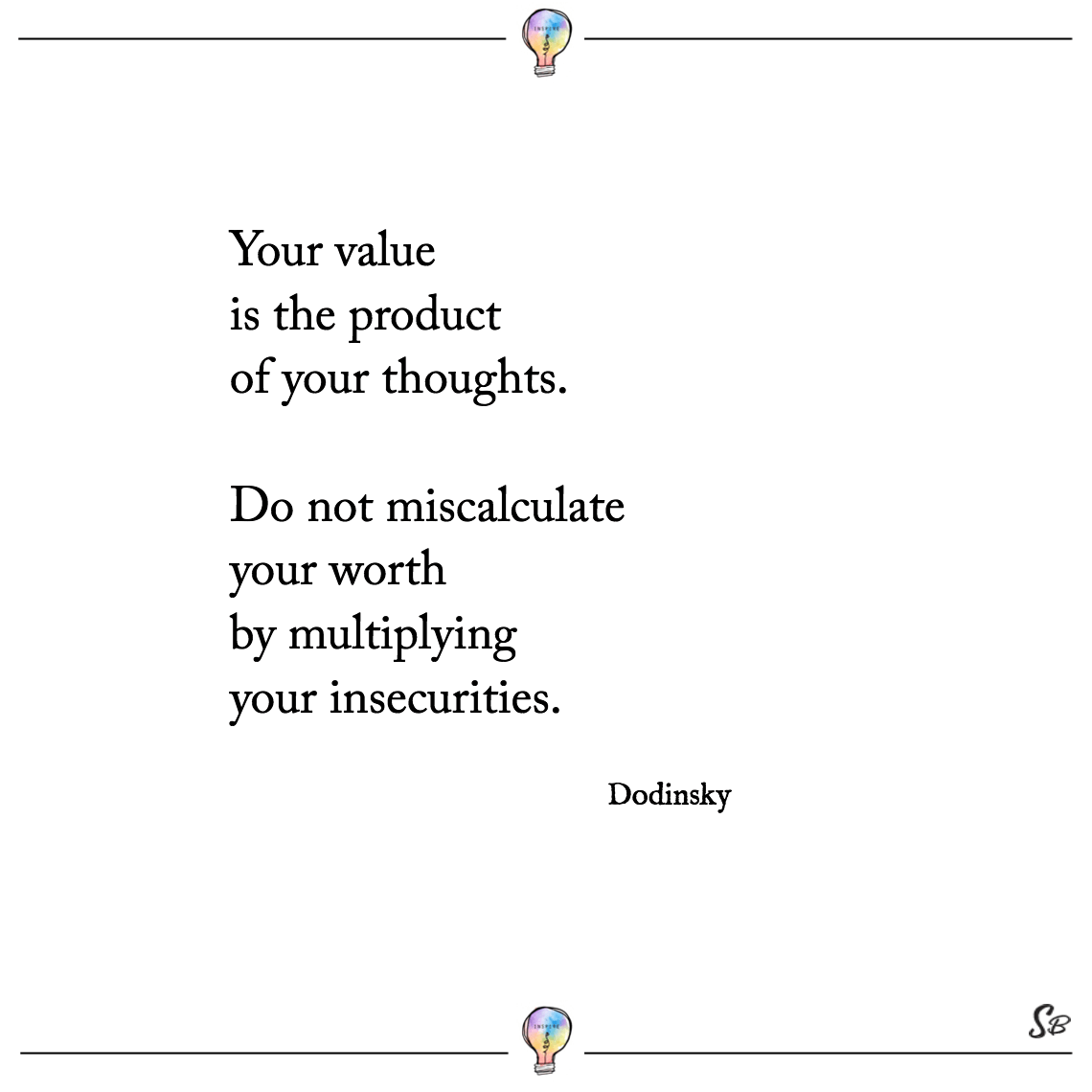 ❤️The Thoughts You Hold About Yourself❤️